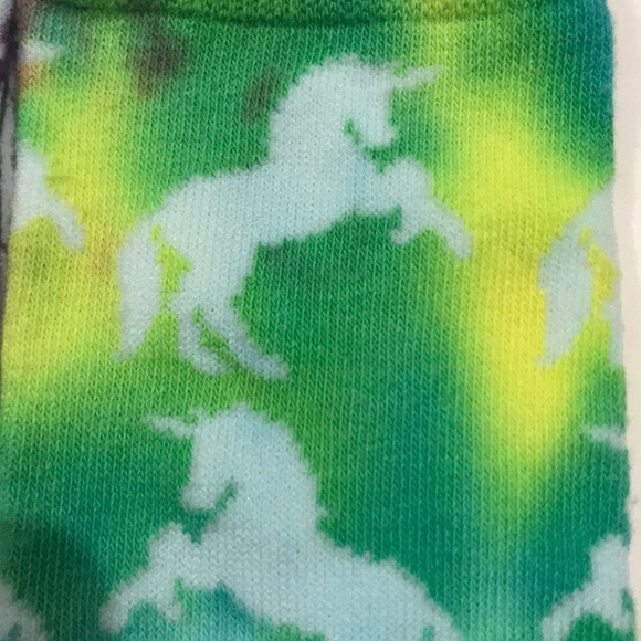 NWT Handmade Tye Dyed Unicorn Crazy Socks - Picture 4 of 6